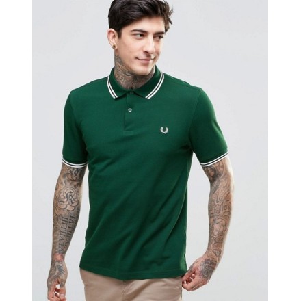 Polo kamiseta berdea mahuka motza