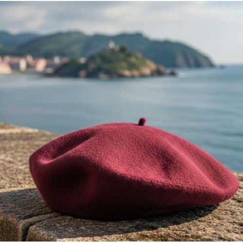 Beret red woman