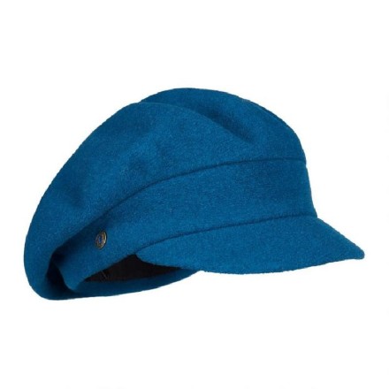 Beret visor woman blue