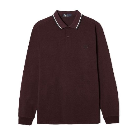 Fred perry borgoinako mahuka luzeko polo kamiseta