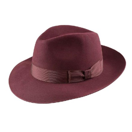 Hat Signes felt beaver maroon